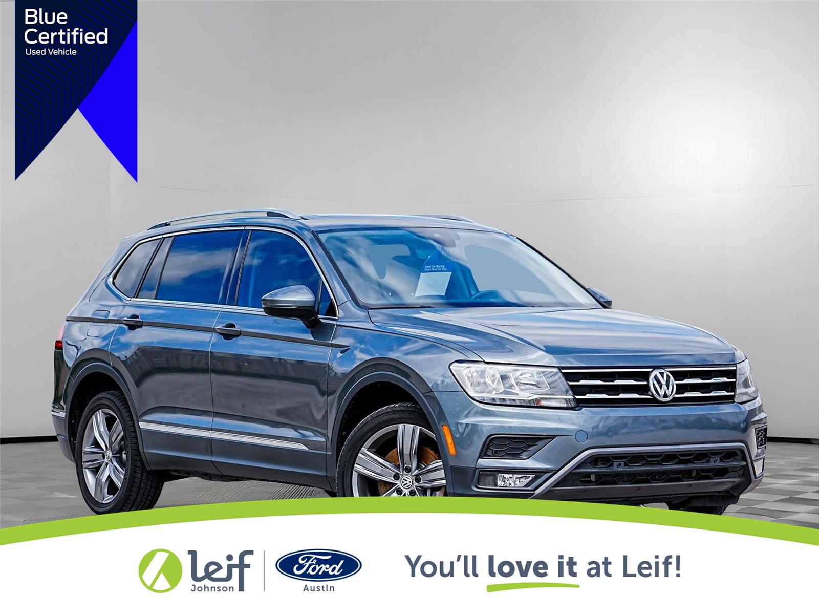Platinum Gray Metallic 2021 Volkswagen Tiguan SEL 4Motion SUV / Crossover All-Wheel Drive Automatic