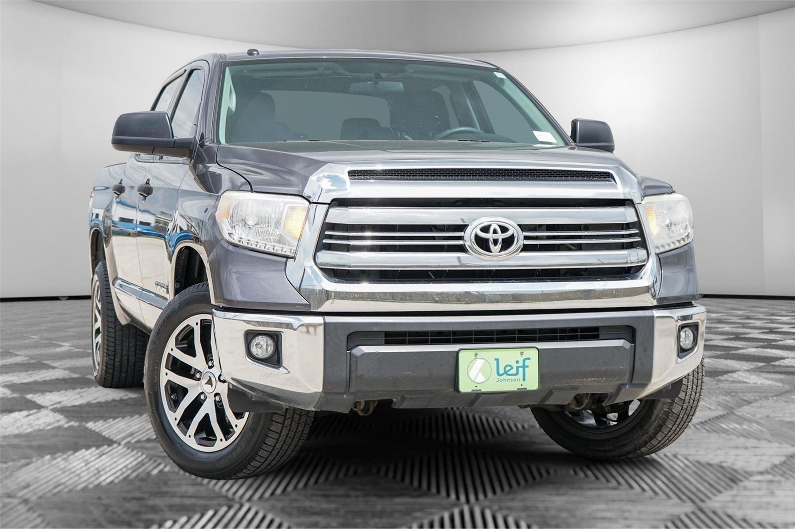 Magnetic Gray Metallic 2017 Toyota Tundra SR5 CrewMax 4.6L Pickup Truck 4X2 6-Speed Automatic