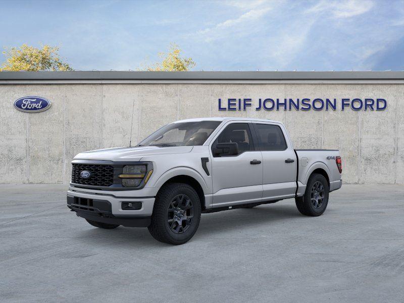 Iconic Silver Metallic 2026 Ford F-150 STX SuperCrew 4WD Pickup Truck Four-Wheel Drive Automatic
