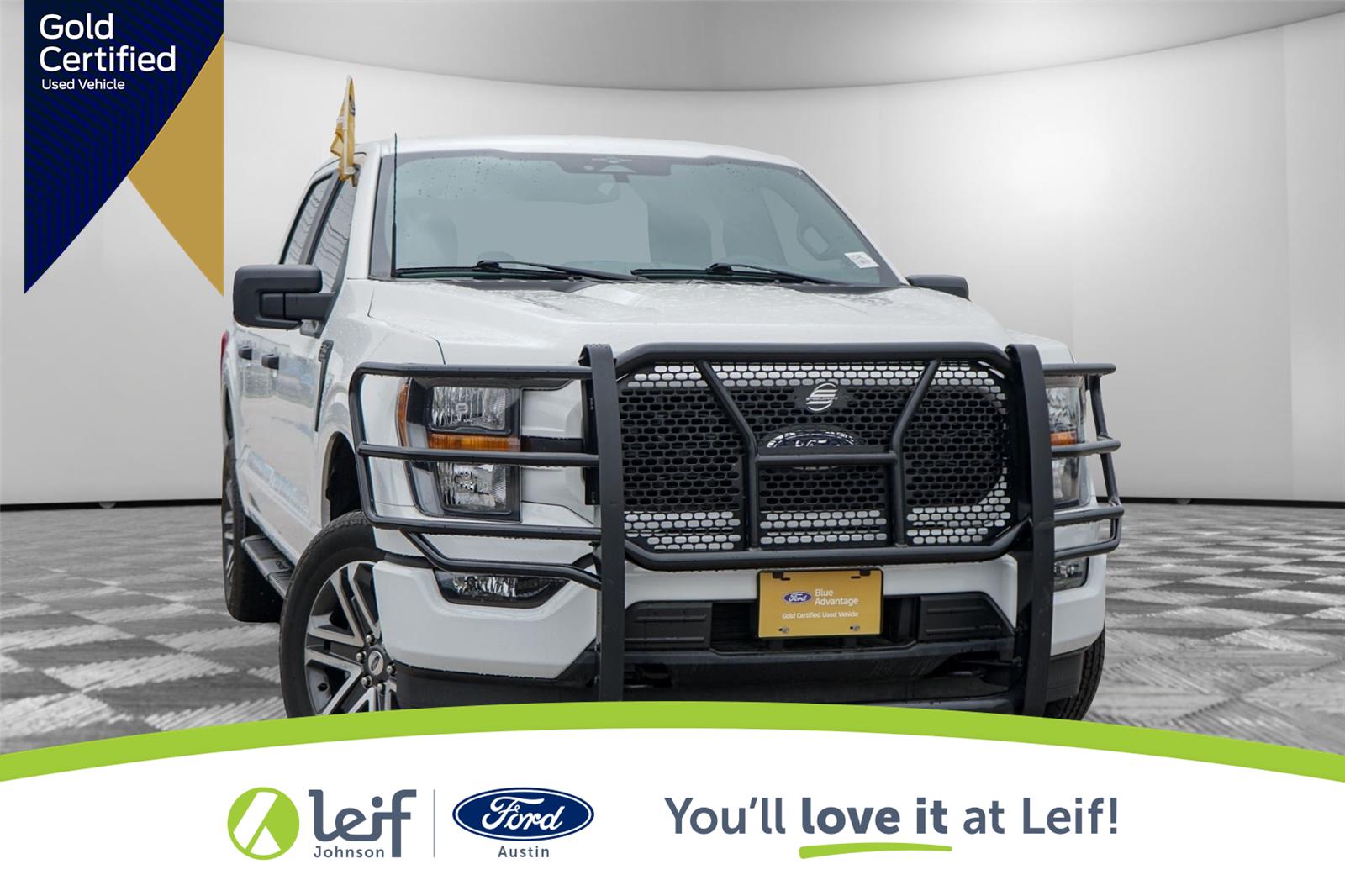 Oxford White 2023 Ford F-150 XL SuperCrew 4WD Pickup Truck Four-Wheel Drive Automatic