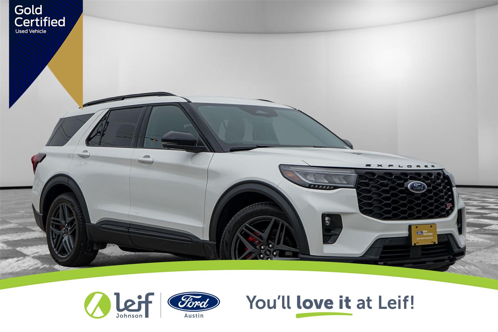 Star White Metallic Tri-Coat 2025 Ford Explorer SUV / Crossover Rear-Wheel Drive Automatic