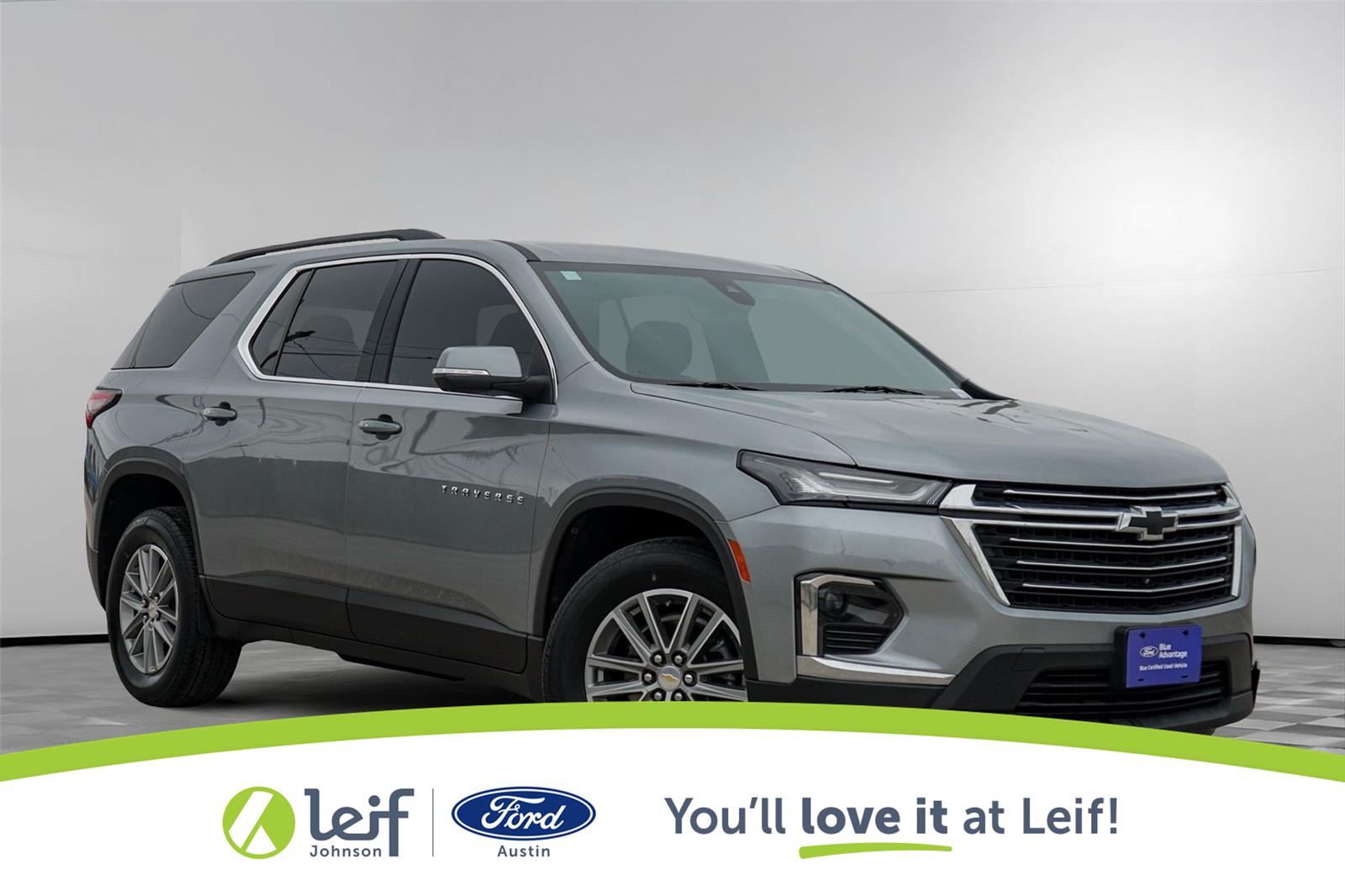 Sterling Gray Metallic 2023 Chevrolet Traverse LT Cloth AWD SUV / Crossover Four-Wheel Drive 9-Speed Automatic