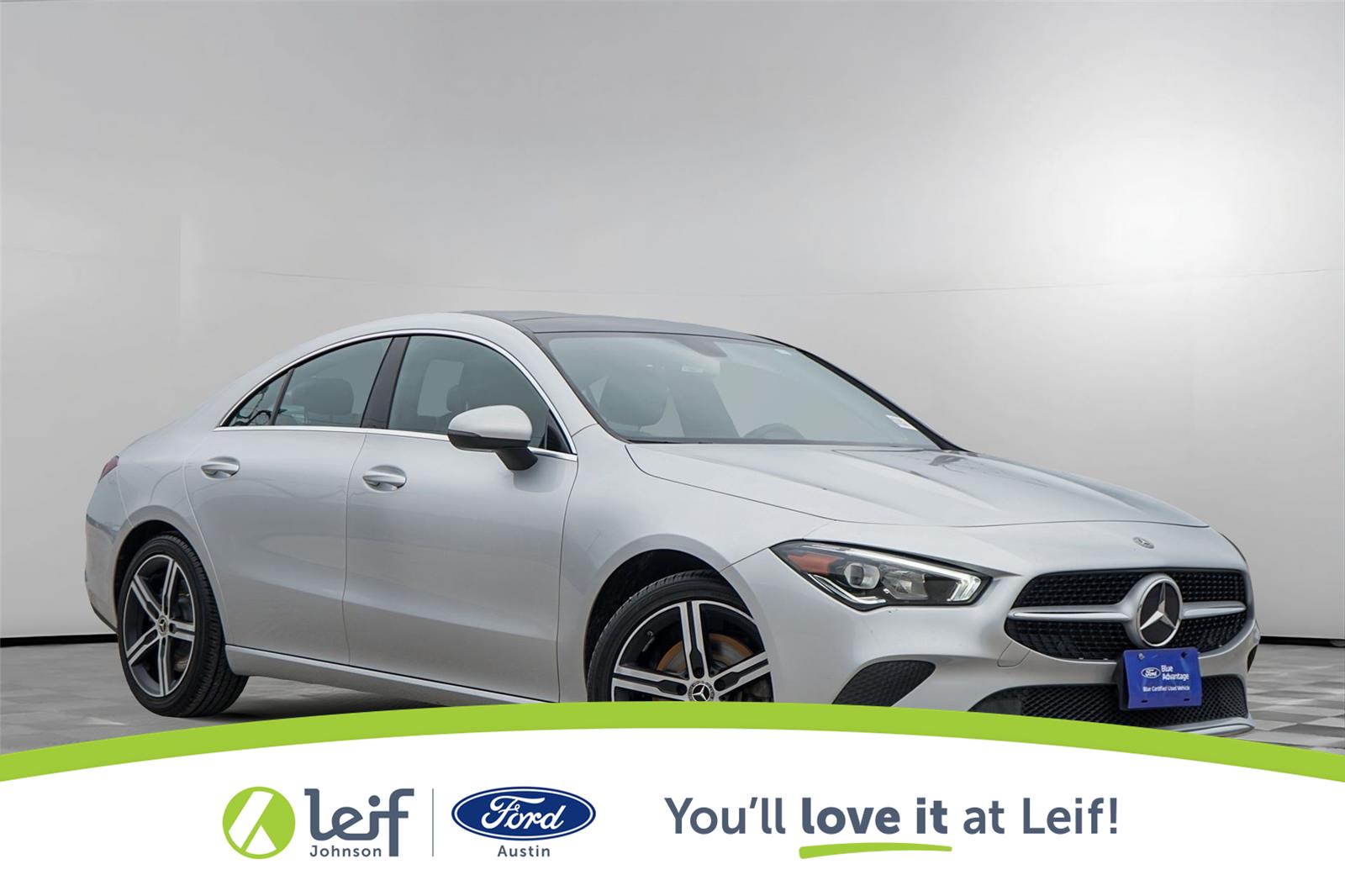 Iridium Silver Metallic 2021 Mercedes-Benz CLA 250 4MATIC Coupe All-Wheel Drive Automatic