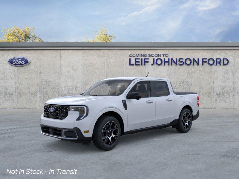 Space White Metallic 2026 Ford Maverick Lariat SuperCrew AWD Pickup Truck All-Wheel Drive Continuously Variable Transmission