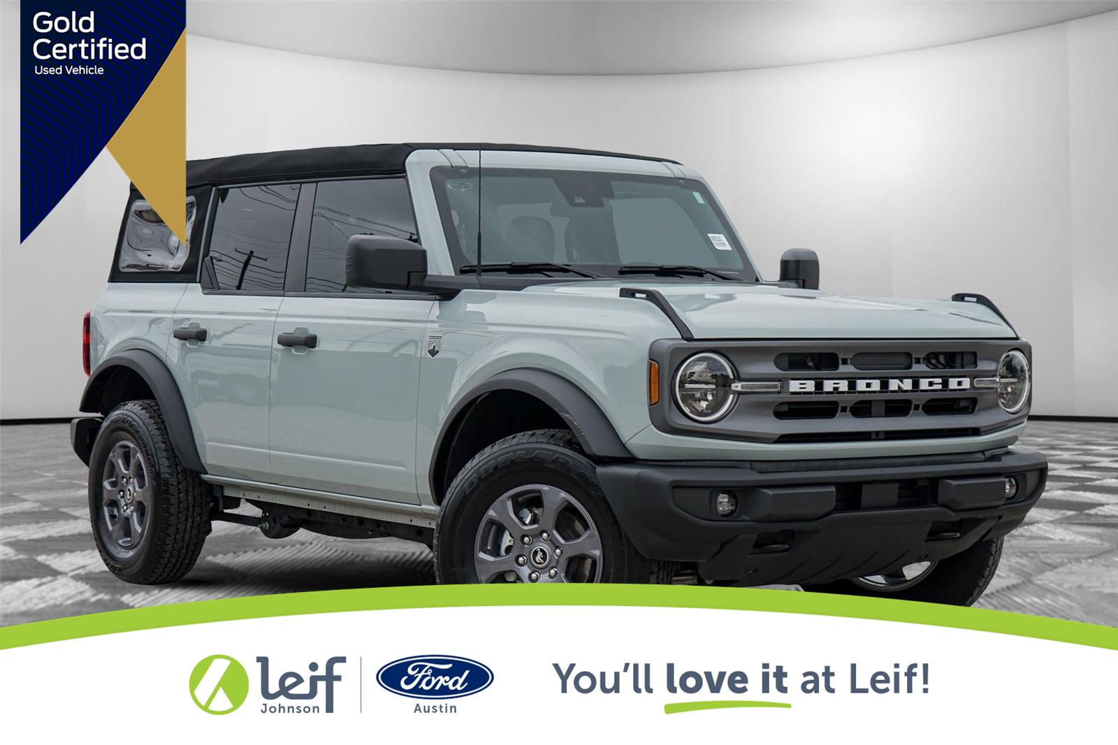 Cactus Gray 2024 Ford Bronco SUV / Crossover Four-Wheel Drive Automatic