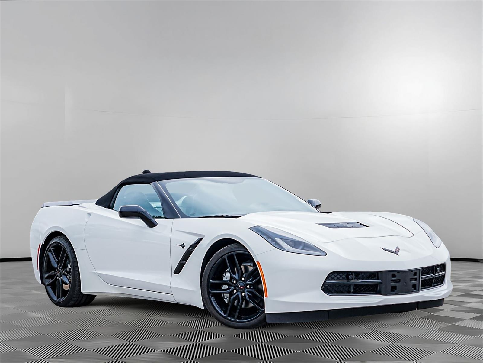 Arctic White 2016 Chevrolet Corvette Stingray 2LT Convertible RWD Convertible Rear-Wheel Drive 8-Speed Automatic