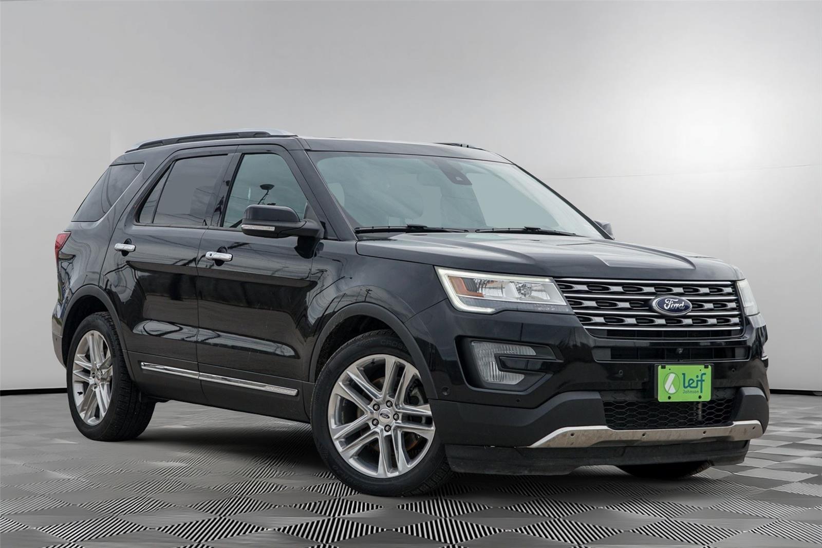Shadow Black 2017 Ford Explorer Limited SUV / Crossover Front-Wheel Drive 6-Speed Automatic