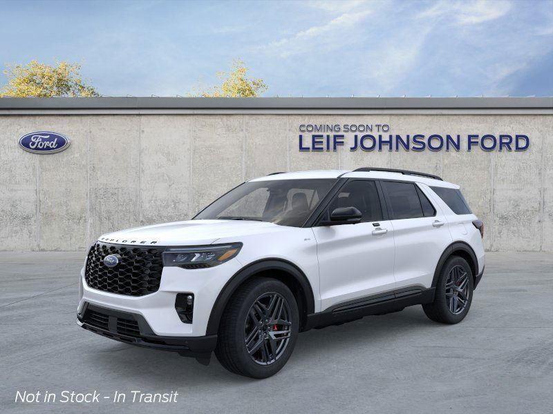Star White Metallic Tri-Coat 2026 Ford Explorer SUV / Crossover Rear-Wheel Drive Automatic