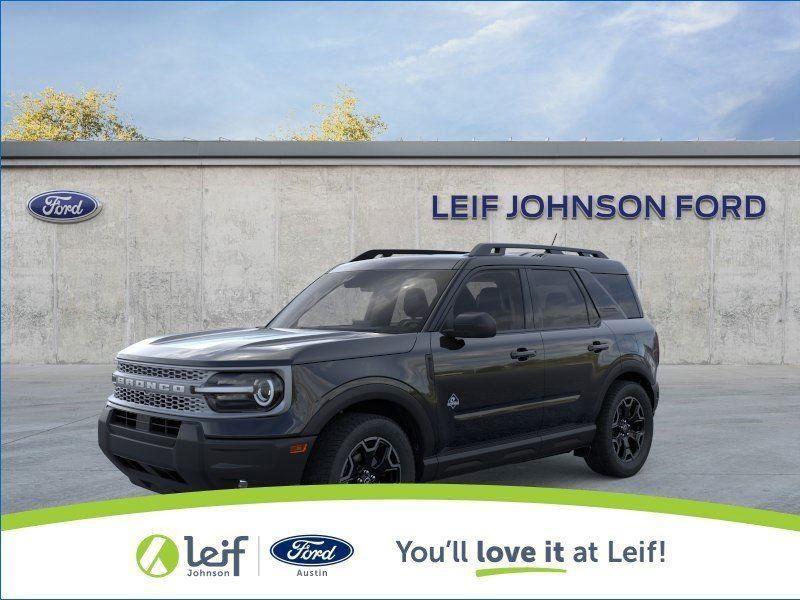 Shadow Black 2025 Ford Bronco Sport SUV / Crossover All-Wheel Drive 8-Speed Automatic