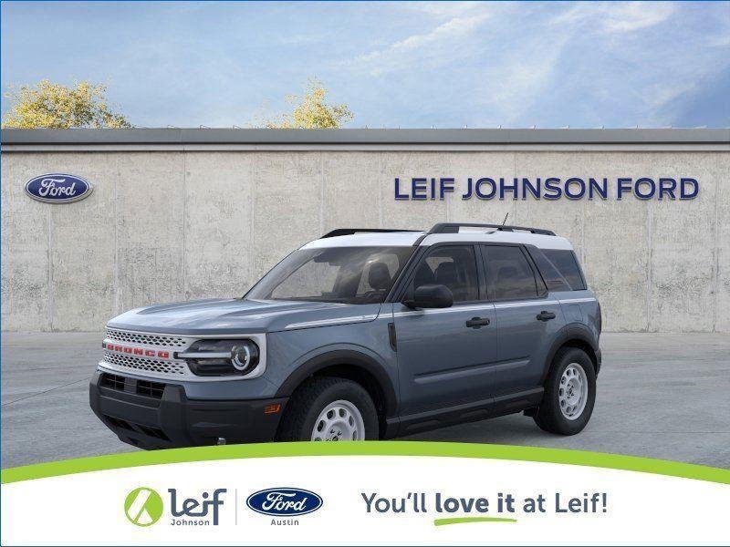 Blue (Azure Gray Metallic Tri-Coat) 2025 Ford Bronco Sport SUV / Crossover All-Wheel Drive 8-Speed Automatic