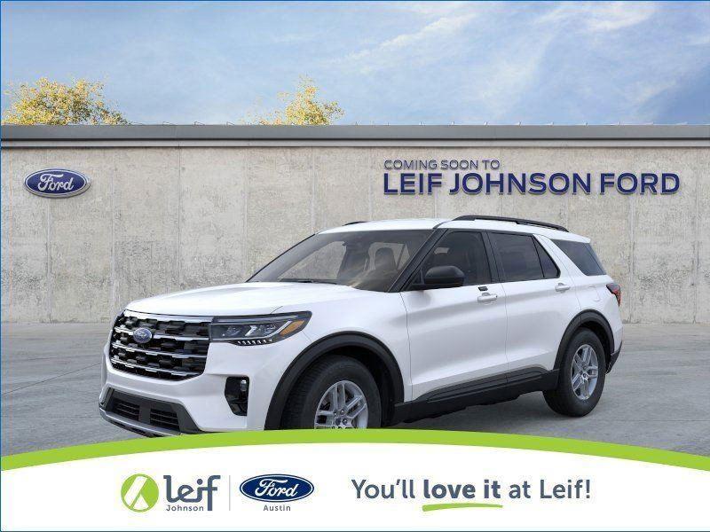 Star White Metallic Tri-Coat 2026 Ford Explorer SUV / Crossover Rear-Wheel Drive Automatic
