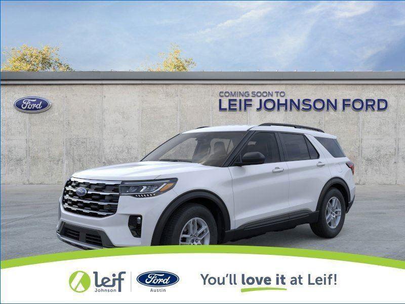 Space White Metallic 2026 Ford Explorer SUV / Crossover Rear-Wheel Drive Automatic