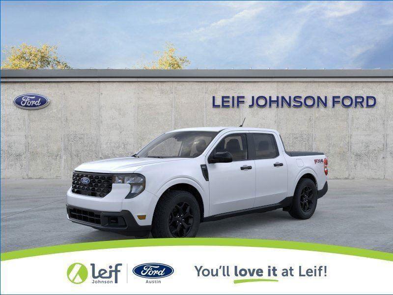 Space White 2025 Ford Maverick Pickup Truck All-Wheel Drive 8-Speed Automatic