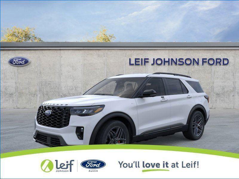 Space White 2026 Ford Explorer SUV / Crossover Rear-Wheel Drive Automatic