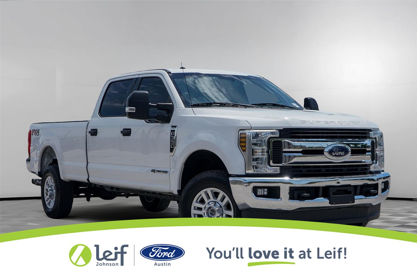Oxford White 2019 Ford F-350 Super Duty Pickup Truck Four-Wheel Drive 6-Speed Automatic
