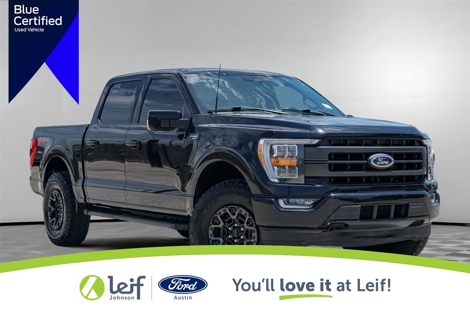 Agate Black 2022 Ford F-150 Pickup Truck Four-Wheel Drive Automatic