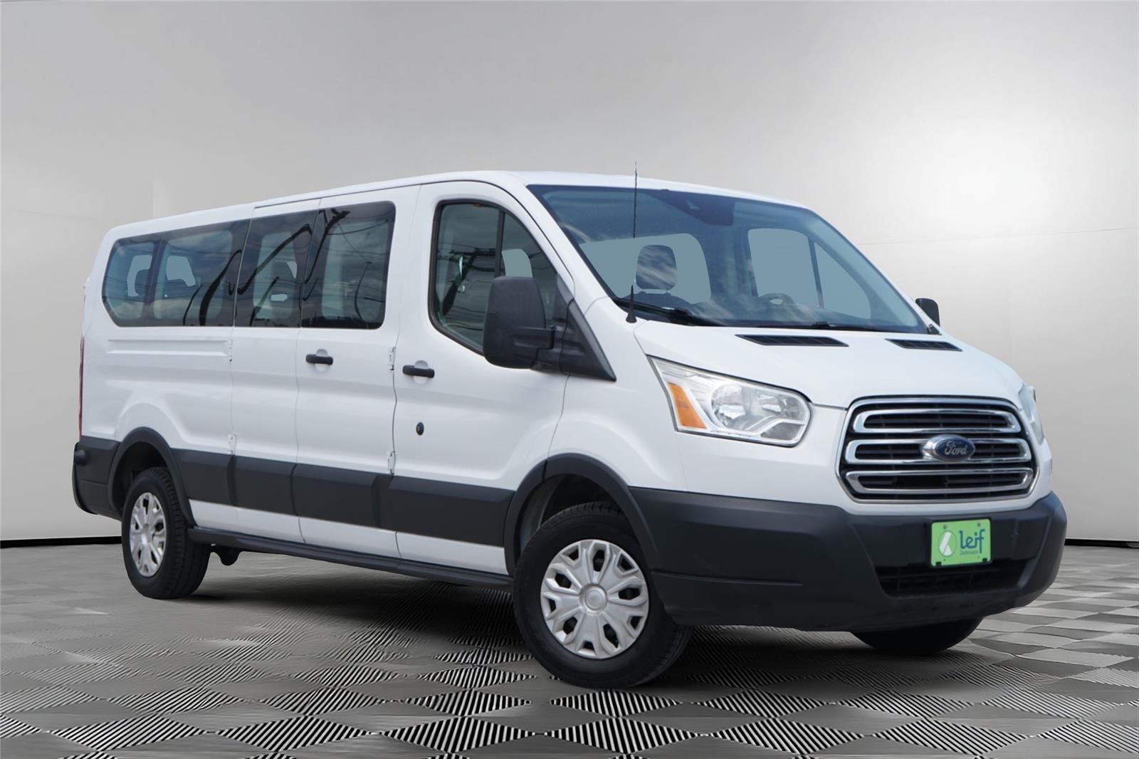 Oxford White 2017 Ford Transit Passenger 350 XLT Low Roof LWB RWD with 60/40 Passenger-Side Doors Van Rear-Wheel Drive 6-Speed Automatic Overdrive