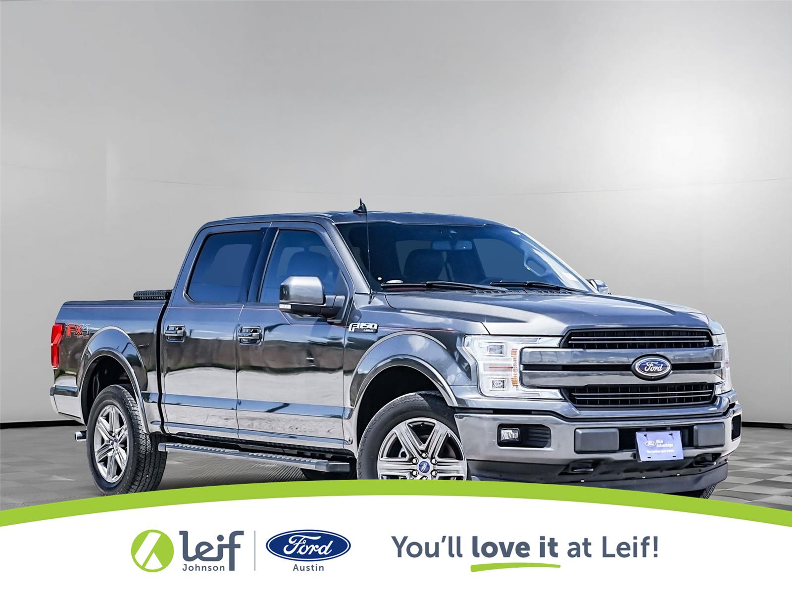 Gray (Magnetic) 2020 Ford F-150 Lariat SuperCrew 4WD Pickup Truck Four-Wheel Drive Automatic