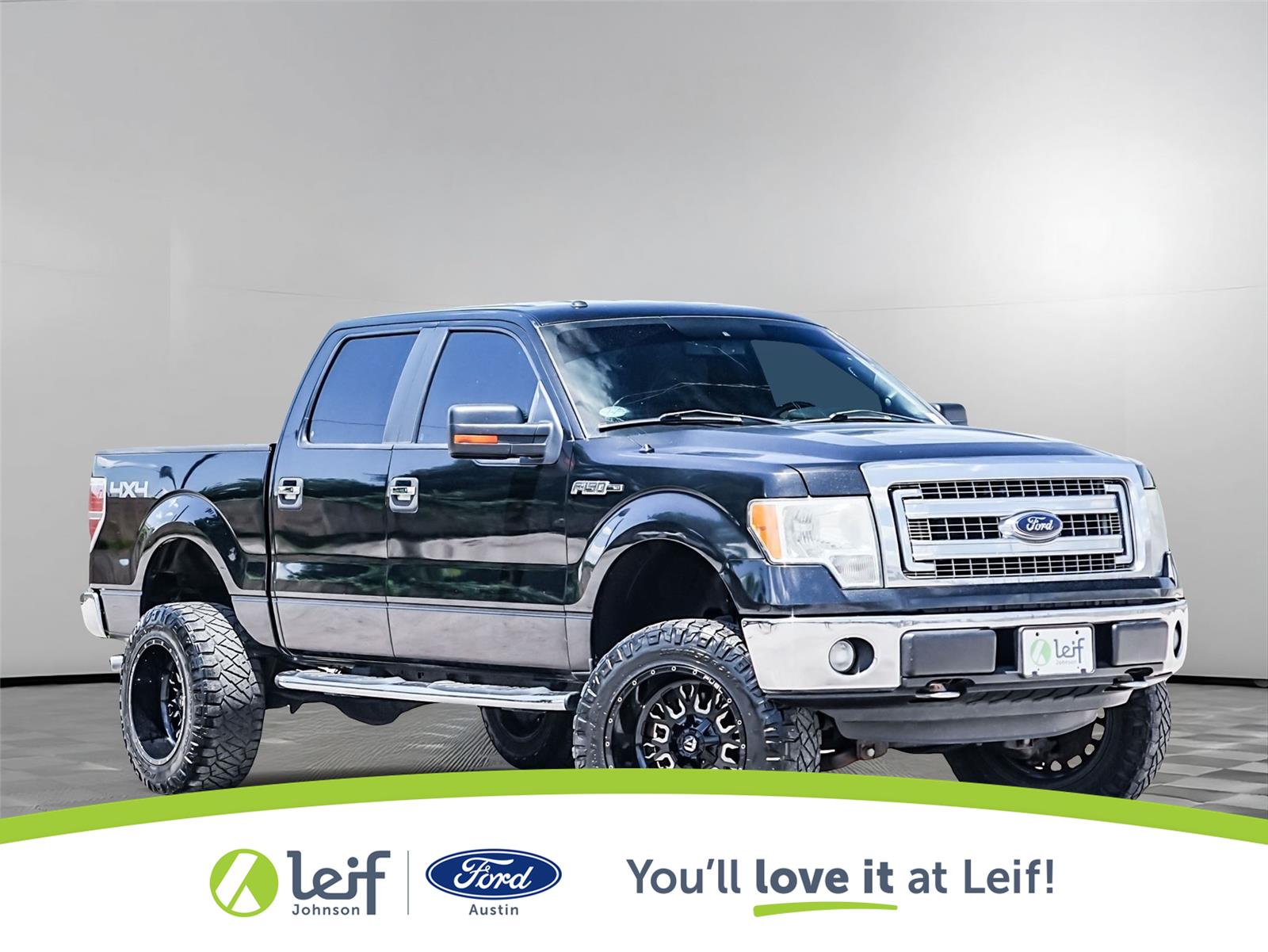 Tuxedo Black Metallic 2014 Ford F-150 XLT SuperCrew 4WD Pickup Truck Four-Wheel Drive 6-Speed Automatic