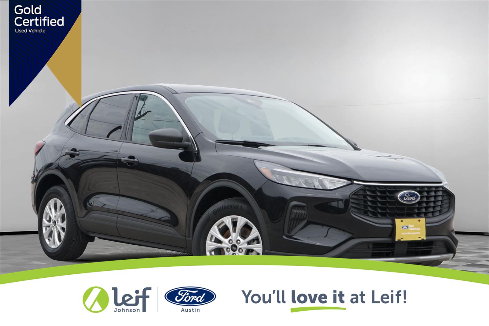 Agate Black 2023 Ford Escape SUV / Crossover All-Wheel Drive 8-Speed Automatic