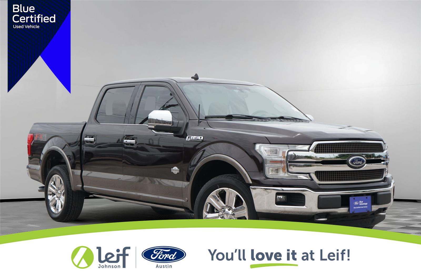 Magma Red/Stone Gray 2018 Ford F-150 King Ranch SuperCrew 4WD Pickup Truck Four-Wheel Drive Automatic