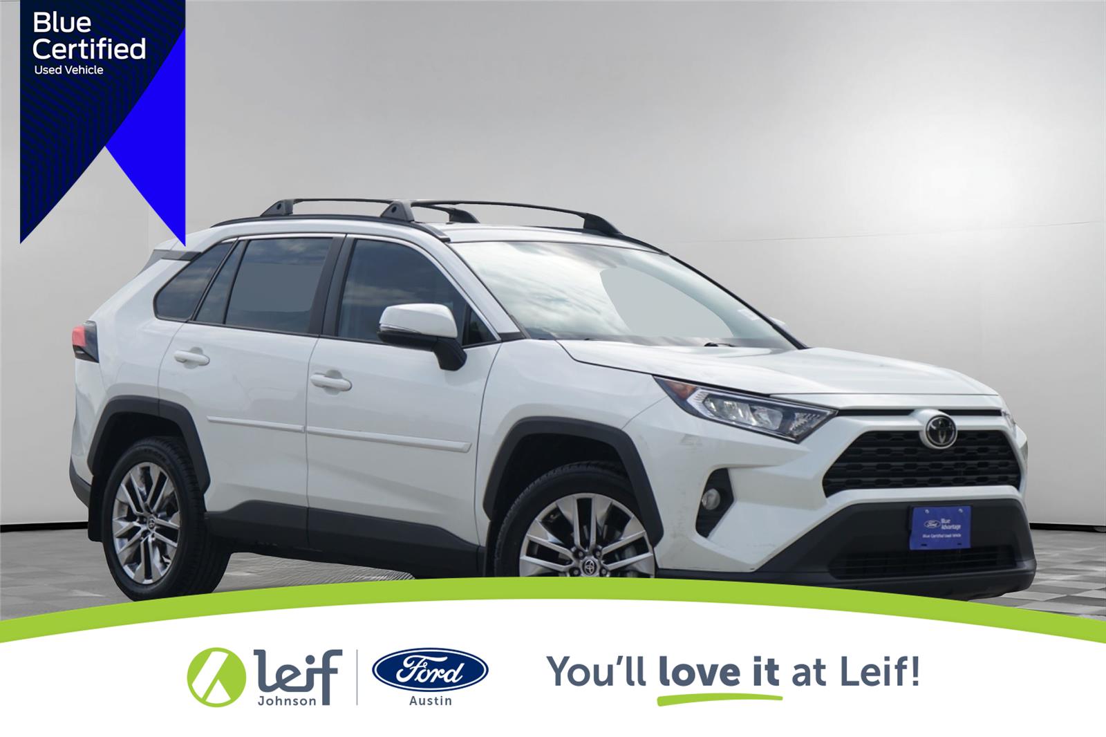 White (Blizzard Pearl) 2021 Toyota RAV4 XLE Premium FWD SUV / Crossover Front-Wheel Drive 8-Speed Automatic