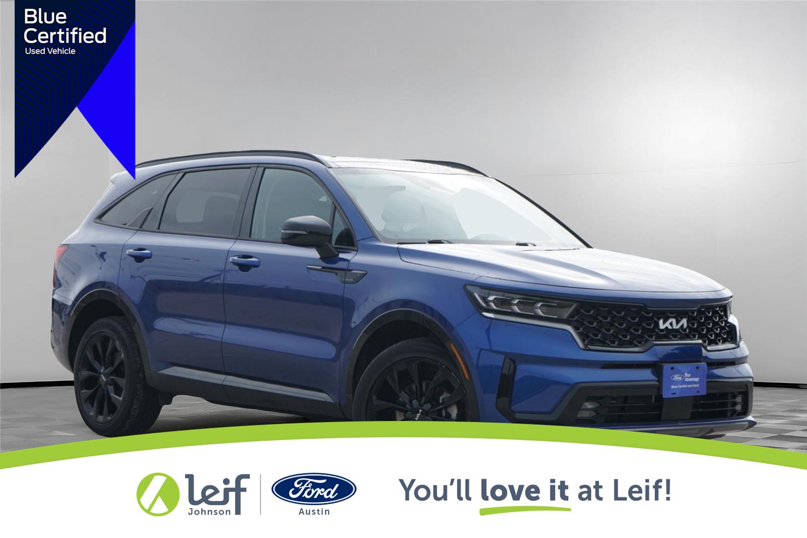 Sapphire Blue 2023 Kia Sorento SUV / Crossover All-Wheel Drive 8-Speed Automatic