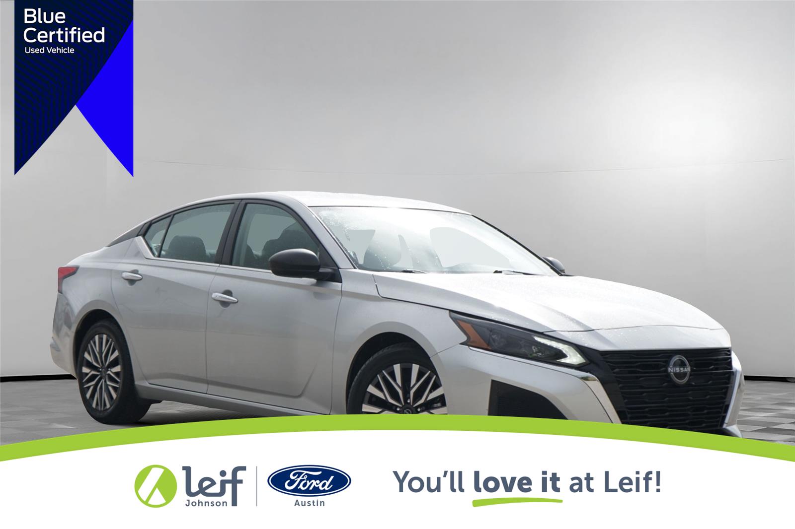 Brilliant Silver Metallic 2024 Nissan Altima Sedan Front-Wheel Drive Continuously Variable Transmission