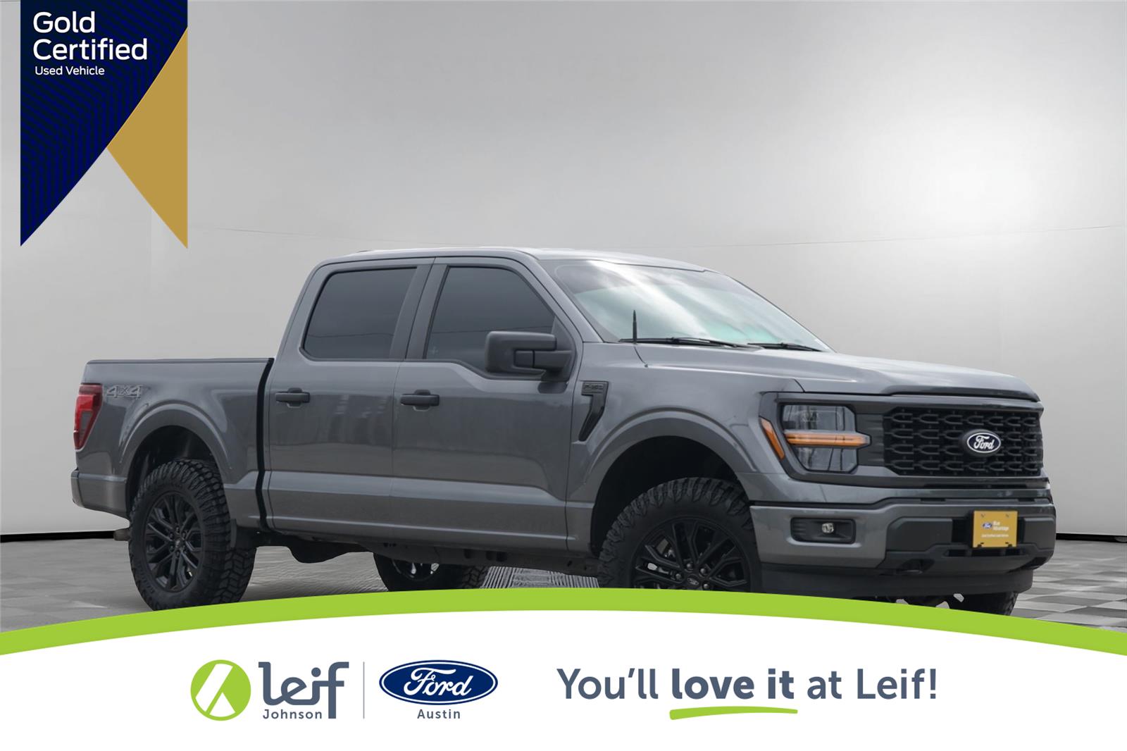 Carbonized Gray 2025 Ford F-150 Pickup Truck Four-Wheel Drive Automatic