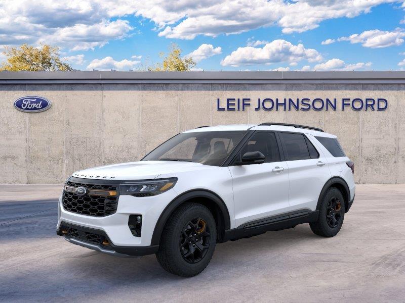Star White Metallic Tri-Coat 2026 Ford Explorer SUV / Crossover All-Wheel Drive Automatic