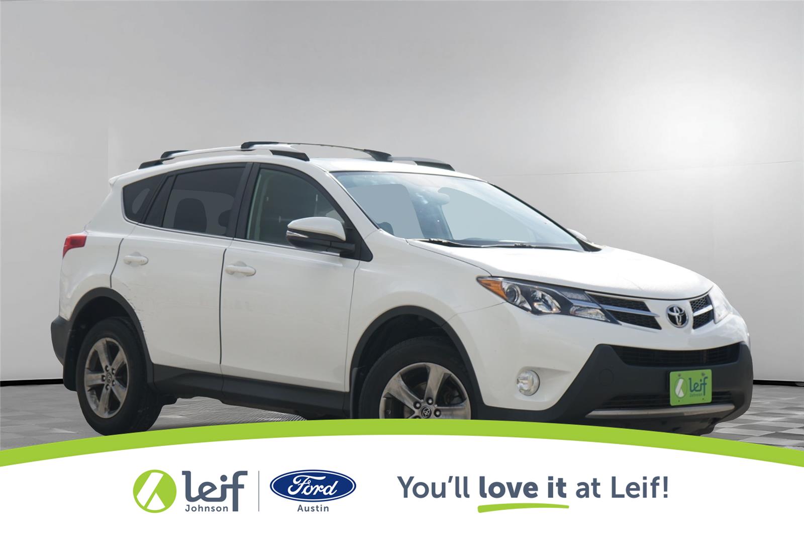 Super White 2015 Toyota RAV4 XLE SUV / Crossover Front-Wheel Drive 6-Speed Automatic