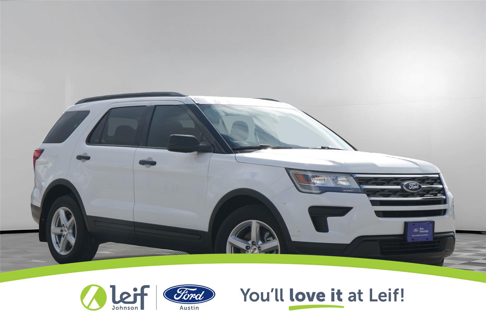 Oxford White 2018 Ford Explorer Base SUV / Crossover Front-Wheel Drive 6-Speed Automatic