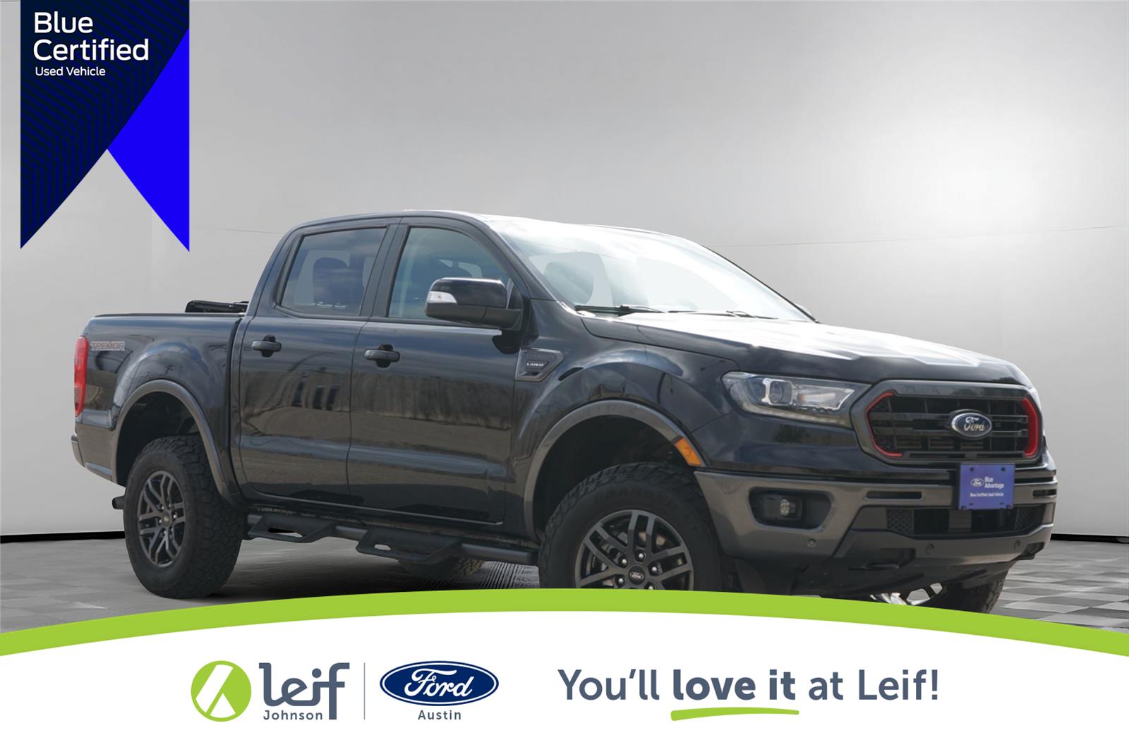 Shadow Black 2021 Ford Ranger Pickup Truck Four-Wheel Drive Automatic