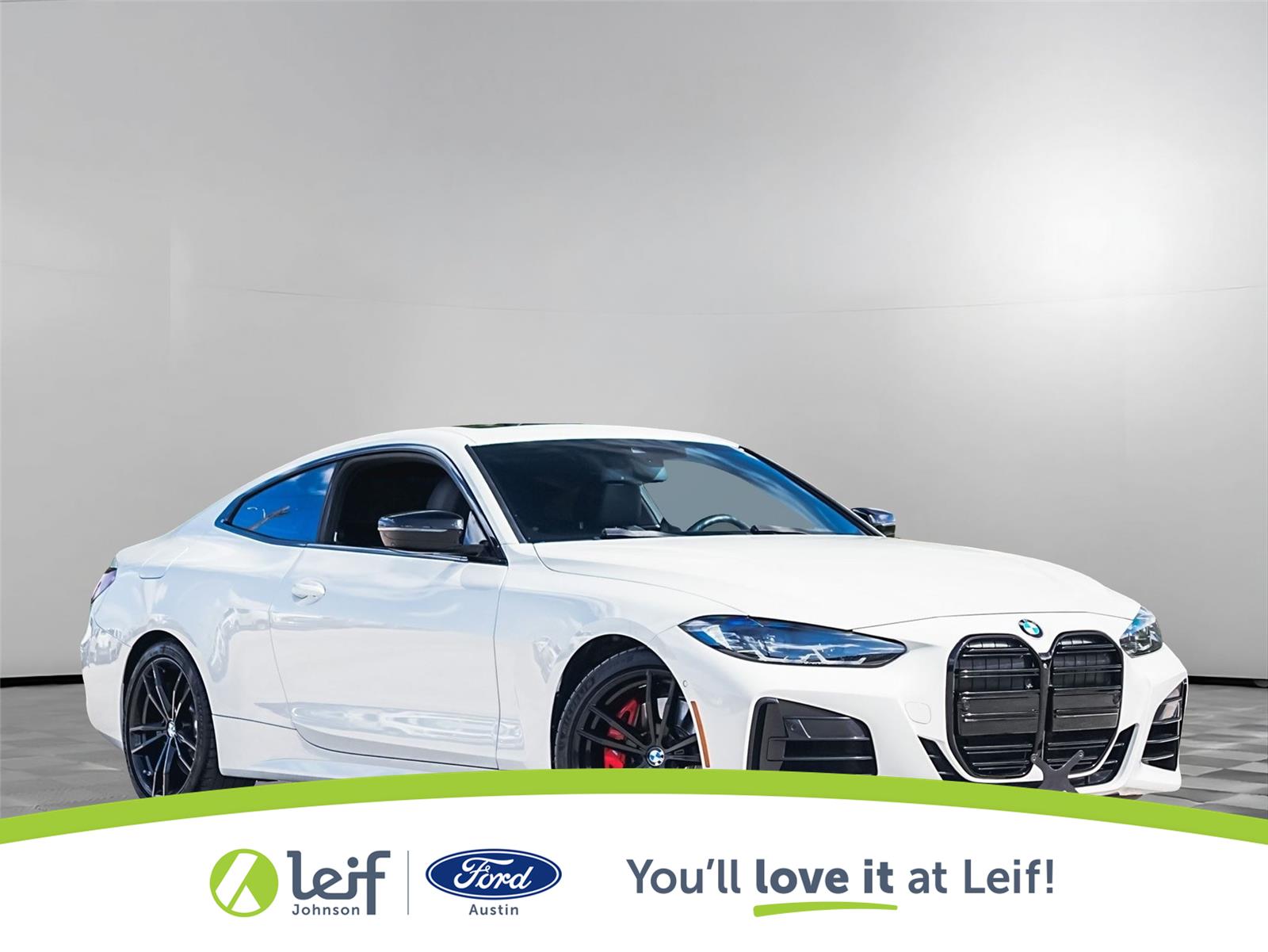 Alpine White 2024 BMW 4 Series Coupe Rear-Wheel Drive Automatic