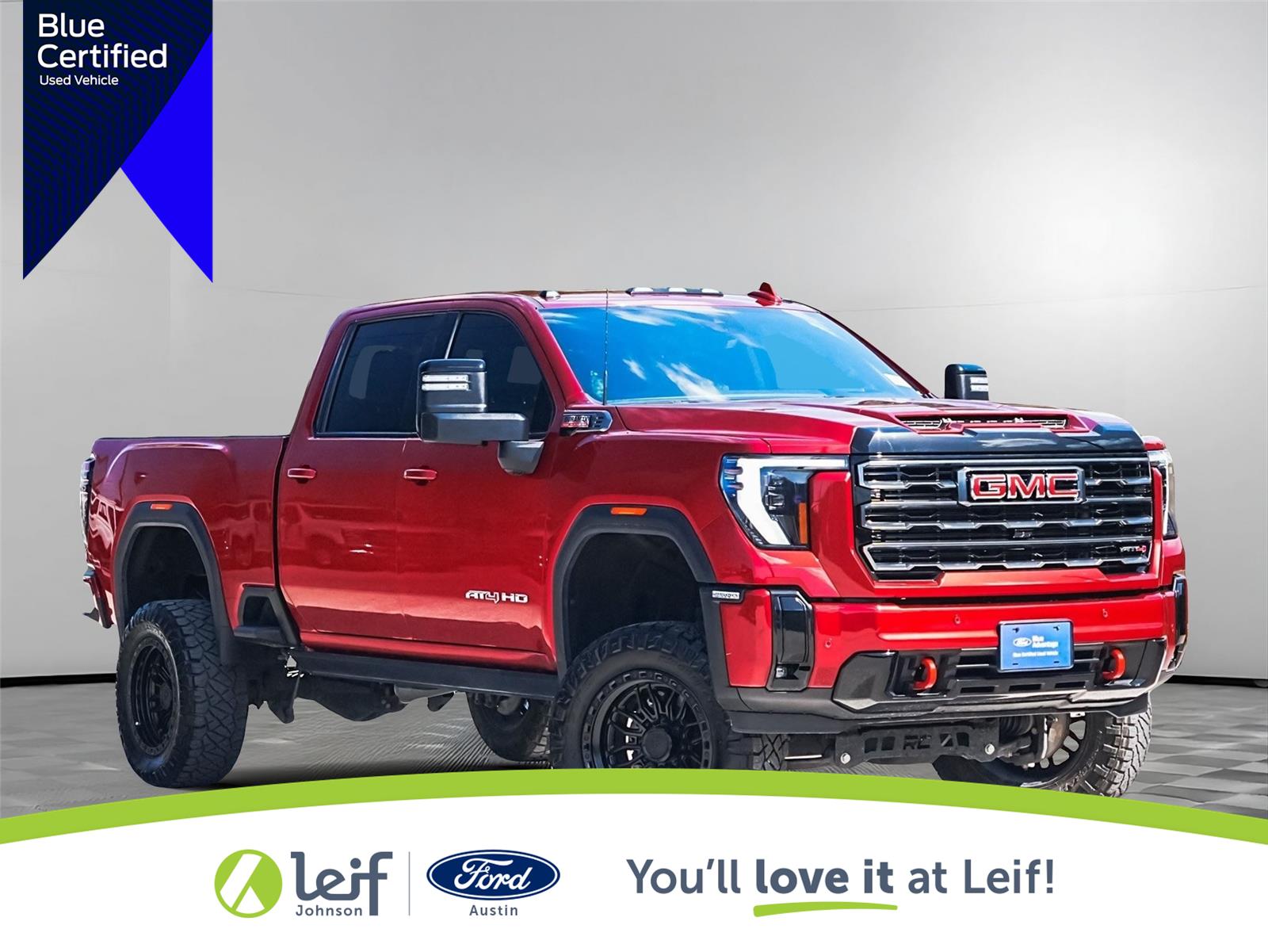 Volcanic Red Tintcoat 2025 GMC Sierra 2500HD Pickup Truck Four-Wheel Drive Automatic