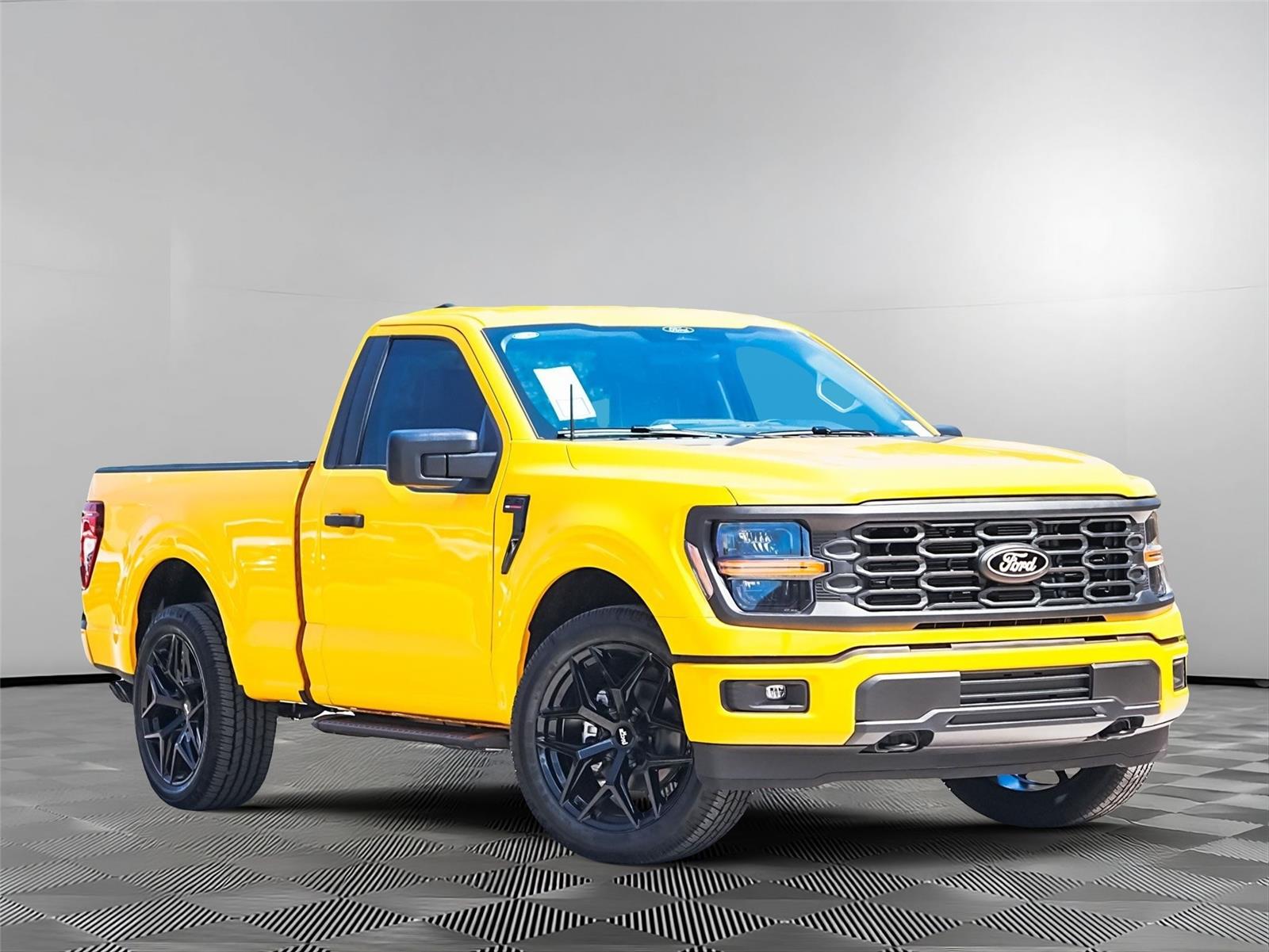 School Bus Yellow 2026 Ford F-150 Pickup Truck Four-Wheel Drive Automatic