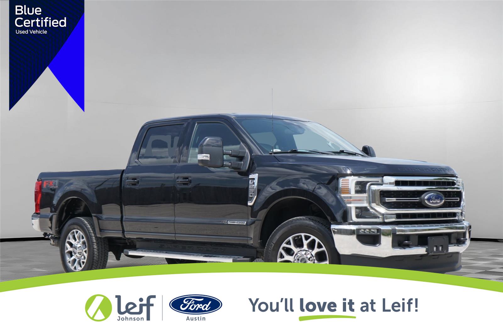 Agate Black 2022 Ford F-250 Super Duty Pickup Truck Four-Wheel Drive Automatic