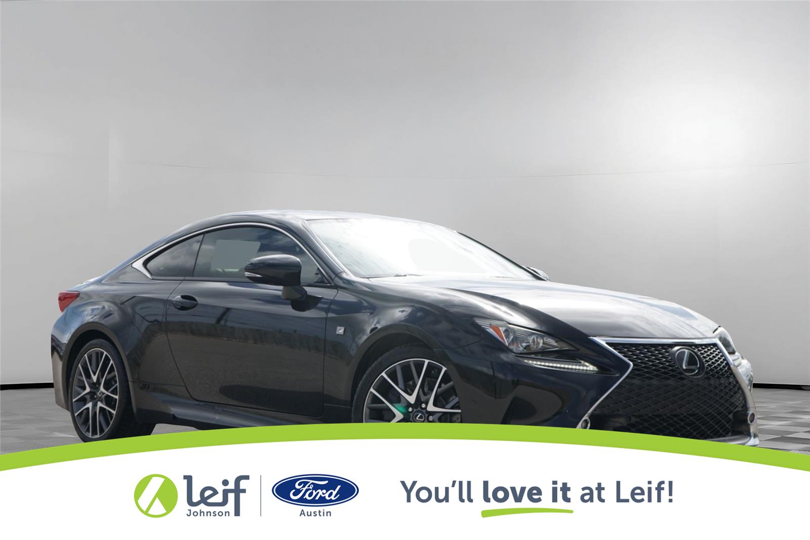 Black (Obsidian) 2015 Lexus RC Coupe Rear-Wheel Drive Automatic