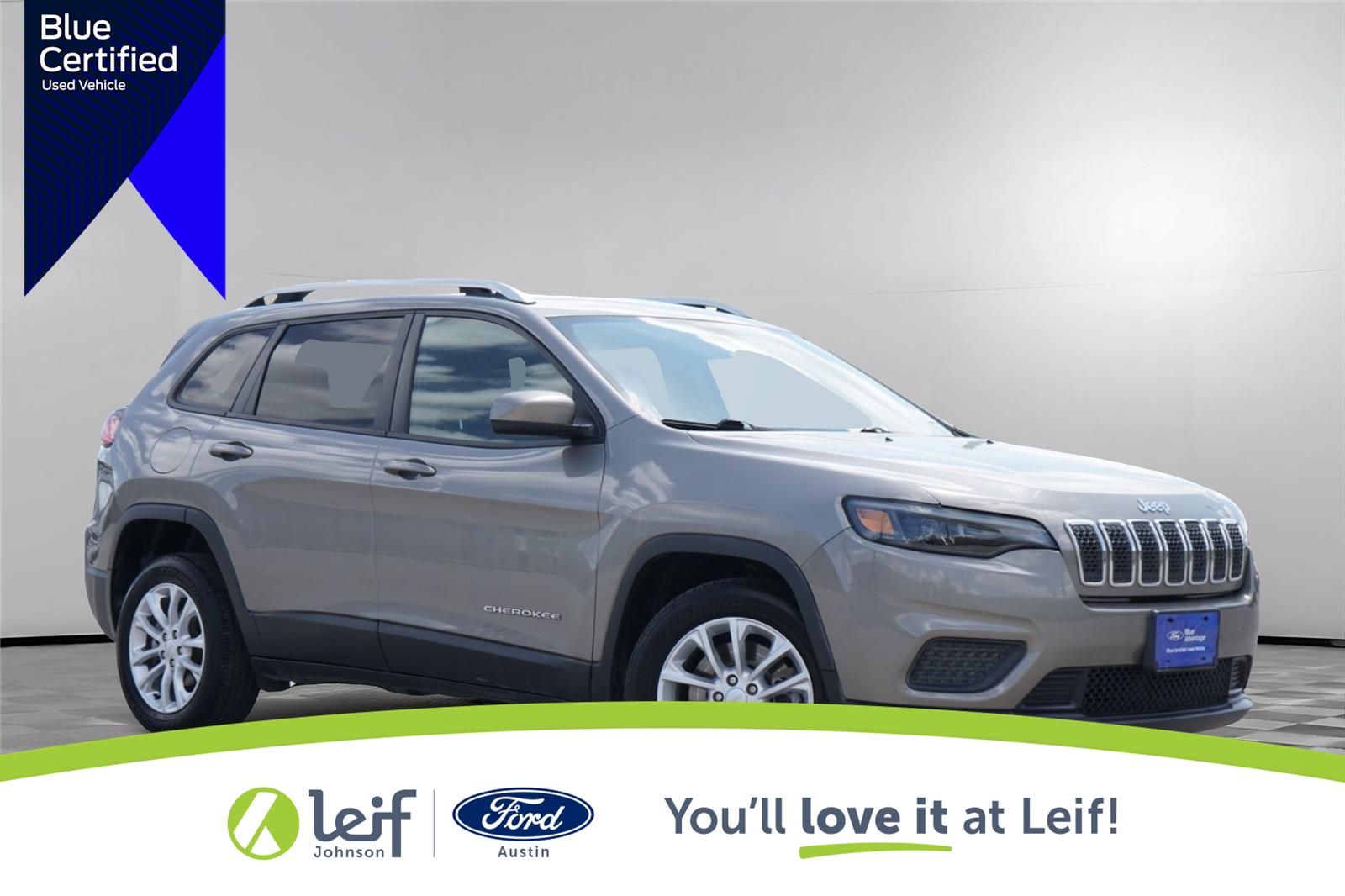 Light Brownstone Pearlcoat 2020 Jeep Cherokee SUV / Crossover Front-Wheel Drive 9-Speed Automatic