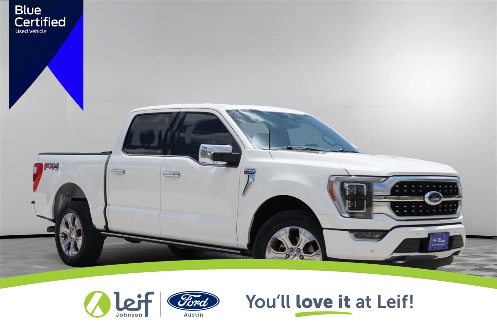 Star White Metallic Tri-Coat 2022 Ford F-150 Pickup Truck Four-Wheel Drive Automatic