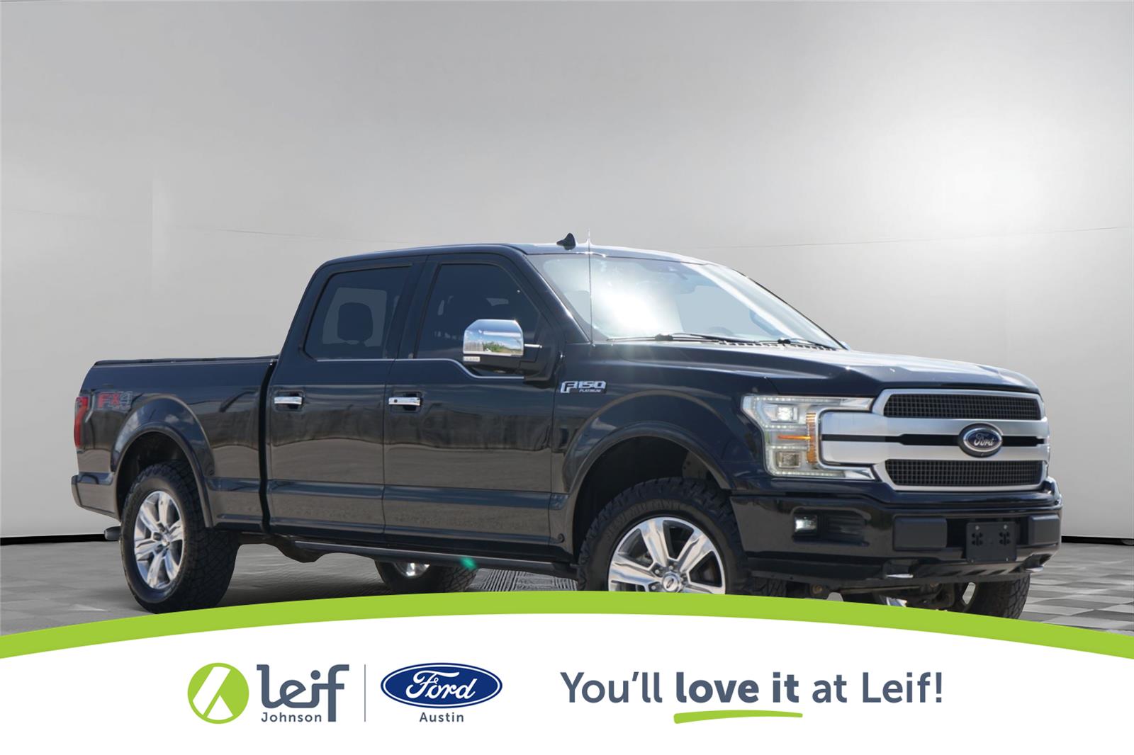 Shadow Black 2018 Ford F-150 Pickup Truck Four-Wheel Drive Automatic