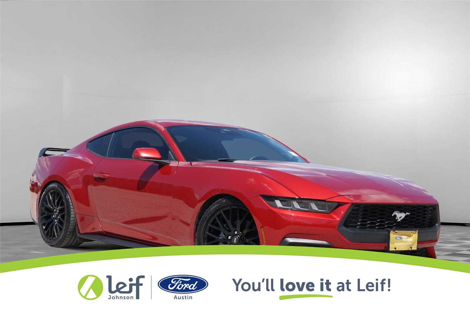 Rapid Red Metallic Tinted Clearcoat 2024 Ford Mustang Coupe Rear-Wheel Drive Automatic