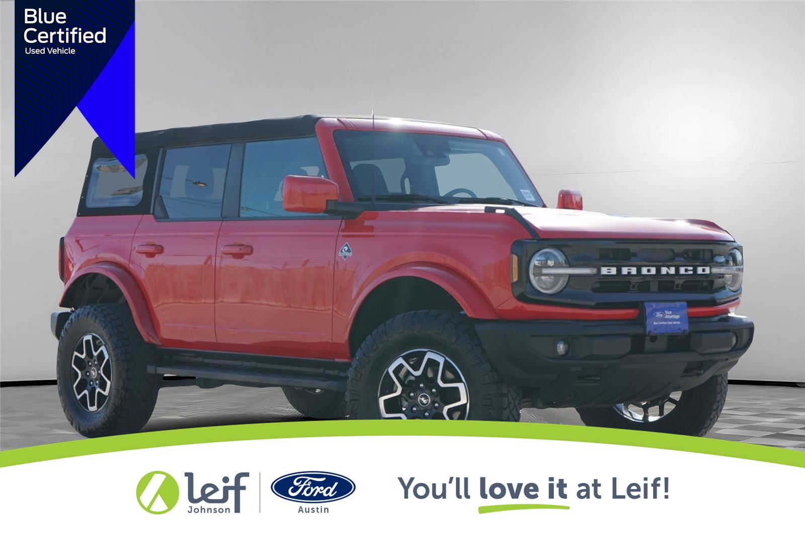 Race Red 2022 Ford Bronco SUV / Crossover Four-Wheel Drive Automatic