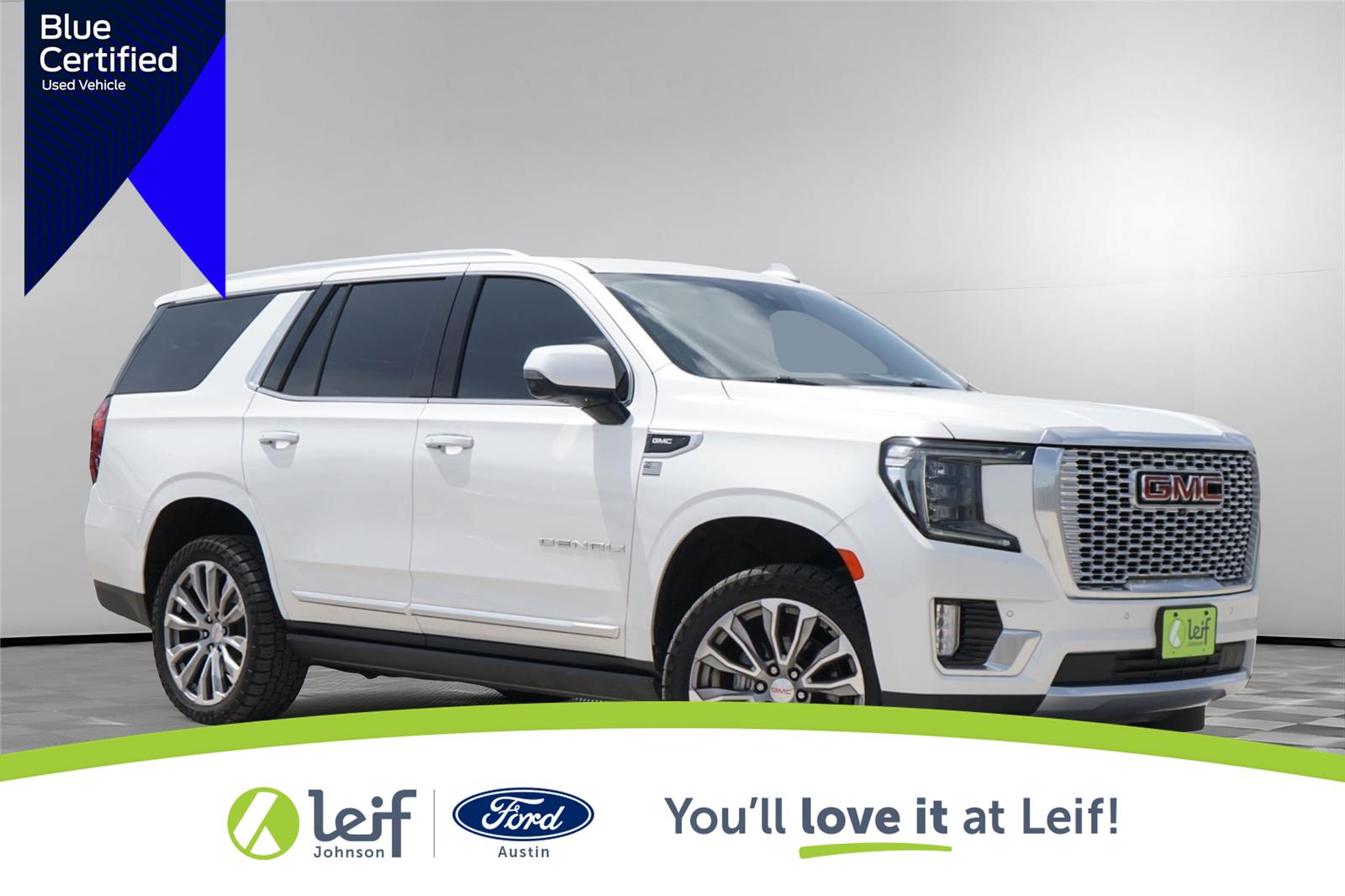 White Frost Tricoat 2021 GMC Yukon SUV / Crossover Four-Wheel Drive Automatic