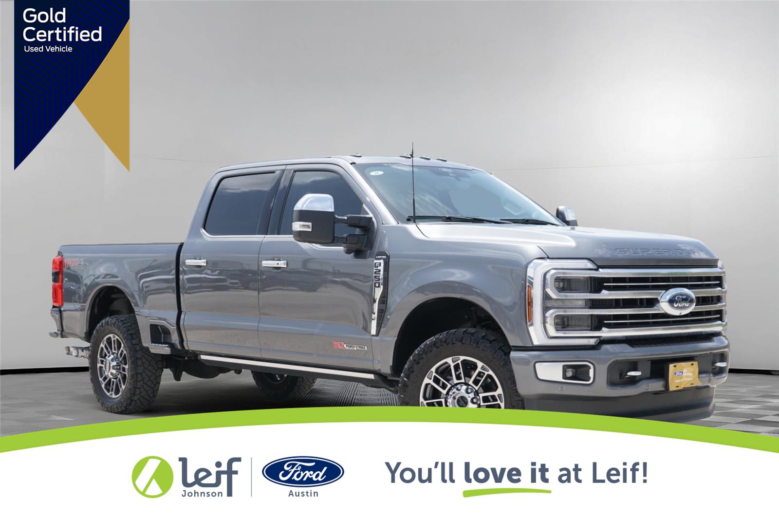 Carbonized Gray Metallic 2024 Ford F-250 Super Duty Pickup Truck Four-Wheel Drive Automatic