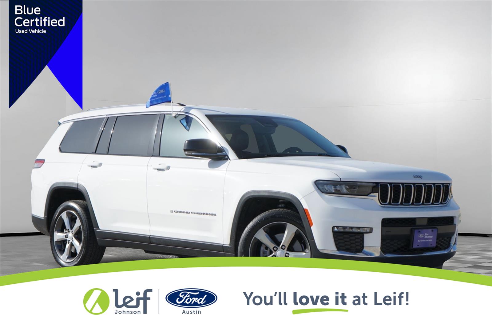 Bright White Clearcoat 2021 Jeep Grand Cherokee L SUV / Crossover Four-Wheel Drive 8-Speed Automatic