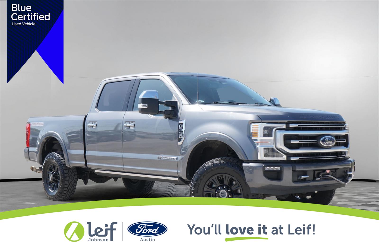 Carbonized Gray 2022 Ford F-350 Super Duty Pickup Truck Four-Wheel Drive Automatic