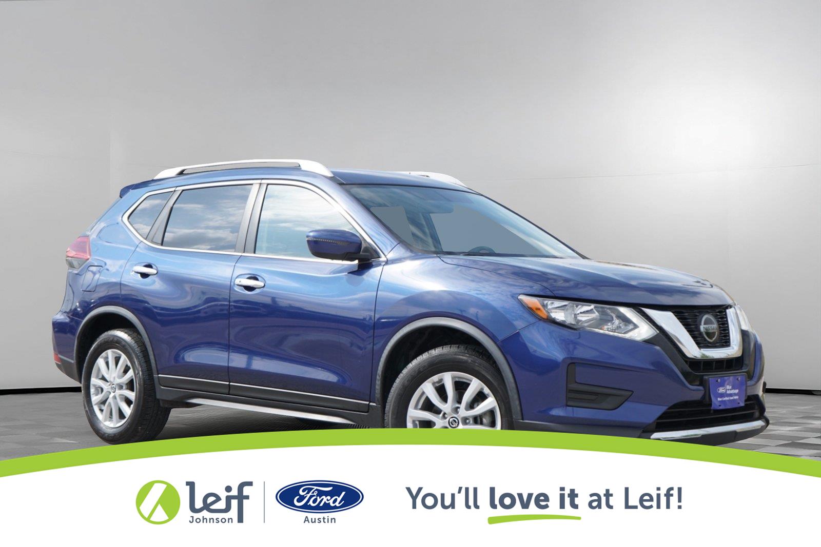 Caspian Blue 2018 Nissan Rogue SUV / Crossover All-Wheel Drive Continuously Variable Transmission