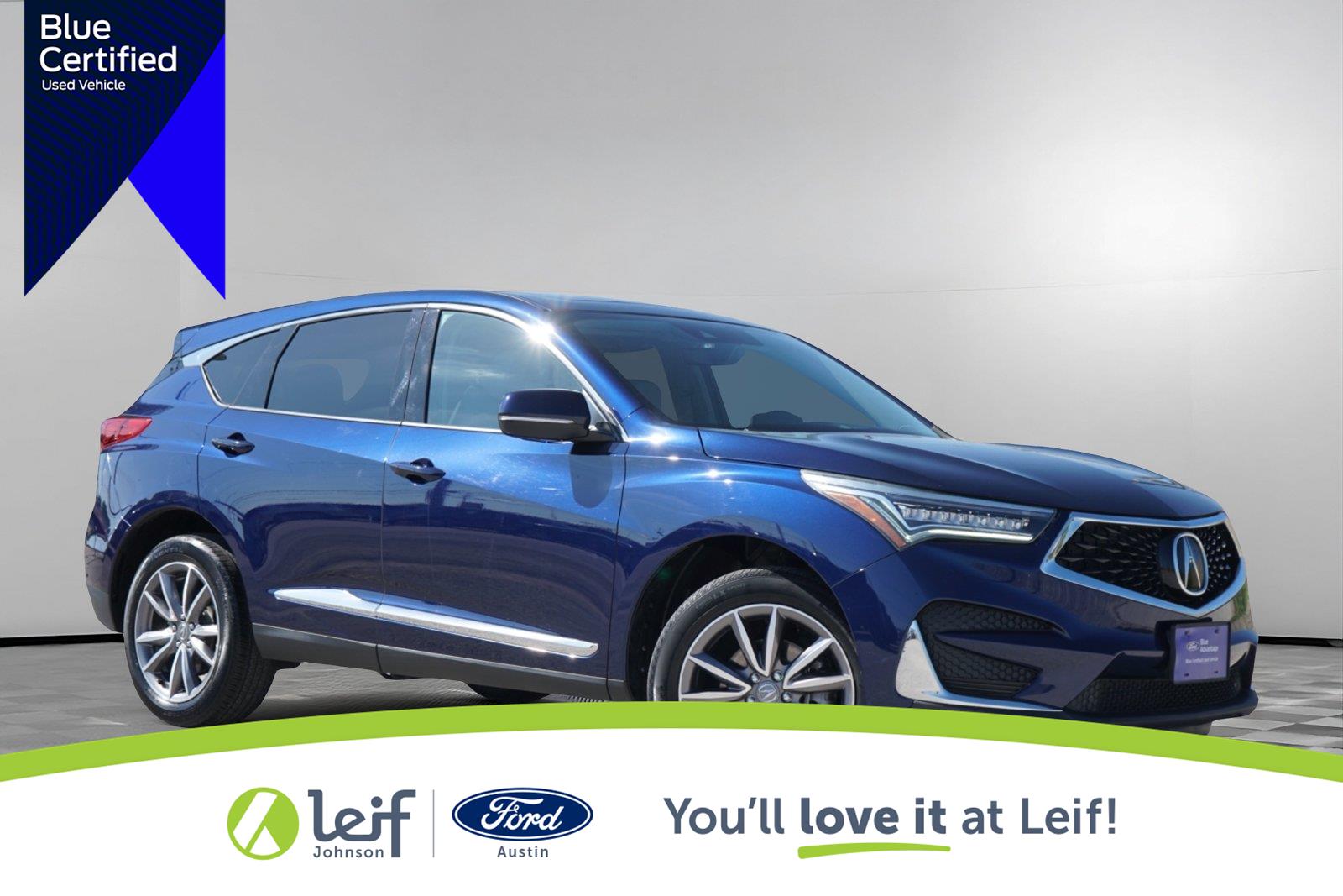 Fathom Blue Pearl 2021 Acura RDX SUV / Crossover Front-Wheel Drive Automatic