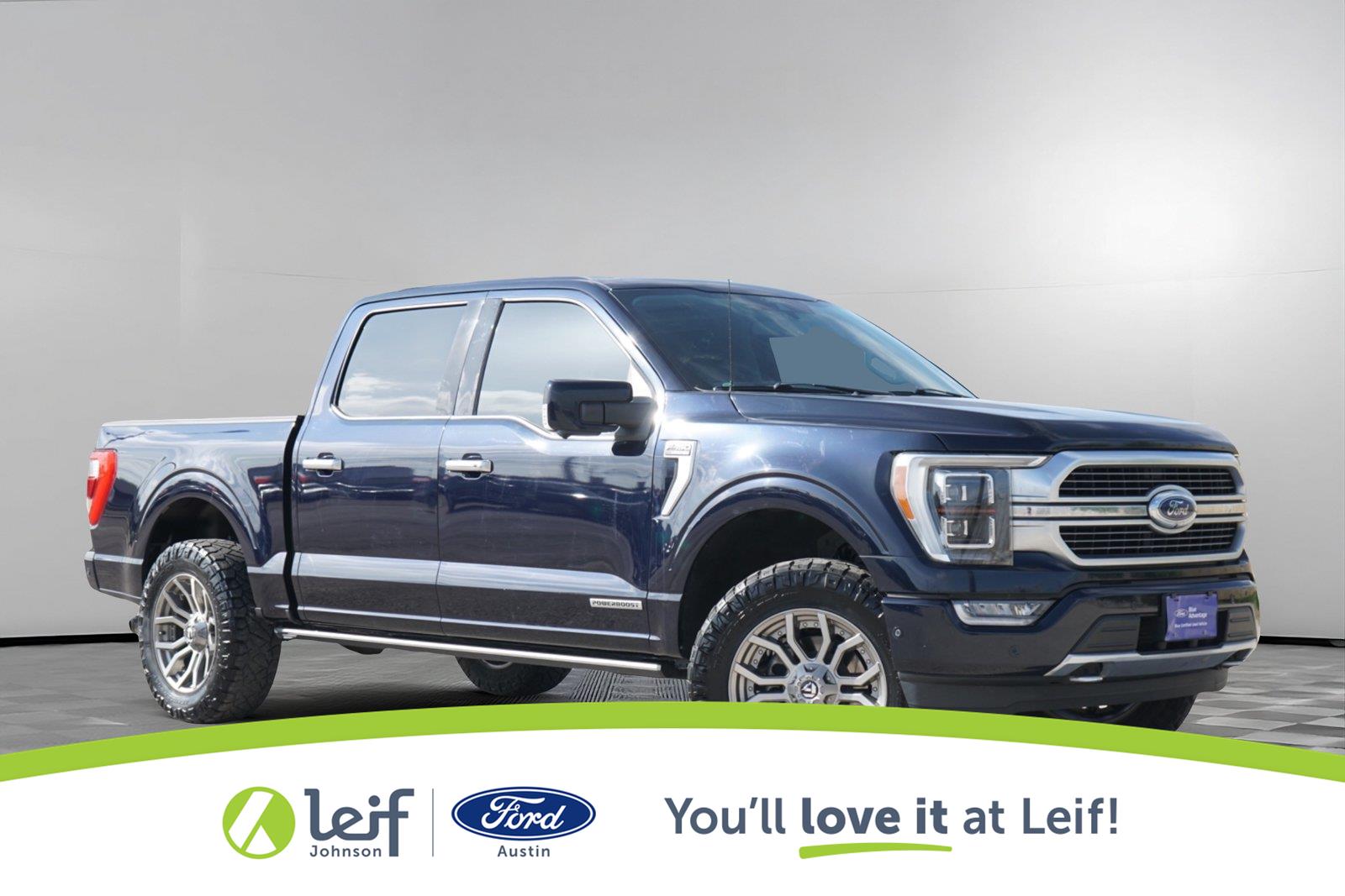 Antimatter Blue 2021 Ford F-150 Pickup Truck Four-Wheel Drive Automatic